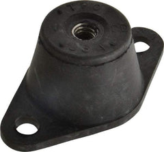 Tech Products - 5/16-18 Bolt Thread, 3-1/8" Long x 1-3/4" Wide x 1-1/4" High Double Deflection Stud Mount Leveling Pad & Mount - 45 Max Lb Capacity, 1-1/4" Base Diam - Eagle Tool & Supply