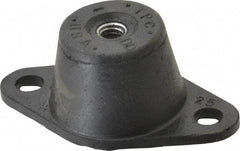 Tech Products - 5/16-18 Bolt Thread, 3-1/8" Long x 1-3/4" Wide x 1-1/4" High Double Deflection Stud Mount Leveling Pad & Mount - 70 Max Lb Capacity, 1-1/4" Base Diam - Eagle Tool & Supply