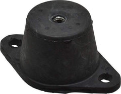 Tech Products - 3/8-16 Bolt Thread, 3-7/8" Long x 2-3/8" Wide x 1-3/4" High Double Deflection Stud Mount Leveling Pad & Mount - 170 Max Lb Capacity, 1-3/4" Base Diam - Eagle Tool & Supply