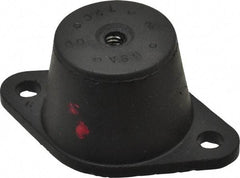 Tech Products - 3/8-16 Bolt Thread, 3-7/8" Long x 2-3/8" Wide x 1-3/4" High Double Deflection Stud Mount Leveling Pad & Mount - 240 Max Lb Capacity, 1-3/4" Base Diam - Eagle Tool & Supply