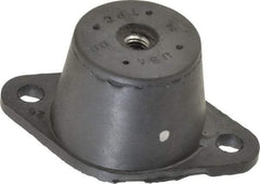 Tech Products - 3/8-16 Bolt Thread, 3-7/8" Long x 2-3/8" Wide x 1-3/4" High Double Deflection Stud Mount Leveling Pad & Mount - 550 Max Lb Capacity, 1-3/4" Base Diam - Eagle Tool & Supply