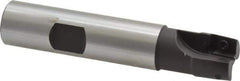 Cutting Tool Technologies - 5/8" Cut Diam, 0.38" Max Depth of Cut, 5/8" Shank Diam, 3-1/4" OAL, Indexable Square Shoulder End Mill - APKT 1003... Inserts, Weldon Shank, 90° Lead Angle - Eagle Tool & Supply
