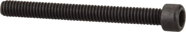 Value Collection - #1-72 UNF Hex Socket Drive, Socket Cap Screw - Alloy Steel, Black Oxide Finish, Fully Threaded, 3/4" Length Under Head - Eagle Tool & Supply