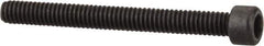 Value Collection - #1-72 UNF Hex Socket Drive, Socket Cap Screw - Alloy Steel, Black Oxide Finish, Fully Threaded, 3/4" Length Under Head - Eagle Tool & Supply