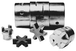 Boston Gear - 7/8" Max Bore Diam, FC20 Coupling Size, Flexible Half Coupling - 2" OD, 3.69" OAL, Steel - Eagle Tool & Supply