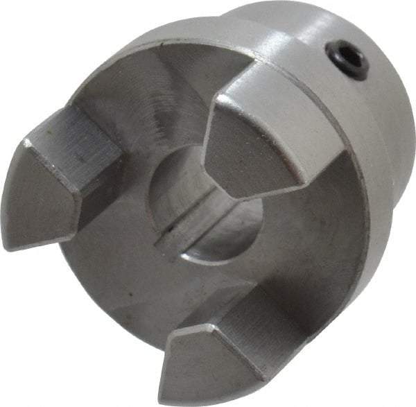 Boston Gear - 7/16" Max Bore Diam, FC12 Coupling Size, Flexible Half Coupling - 1-1/4" OD, 2.32" OAL, Steel - Eagle Tool & Supply