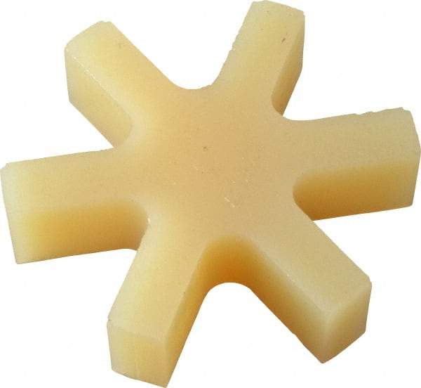 Boston Gear - 1-3/8" Max Bore Diam, FC25 Coupling Size, Flexible 3-Jaw Insert Coupling - 2-1/2" OD, Polyurethane, Order 2 Hubs & 1 Insert for Complete Coupling - Eagle Tool & Supply