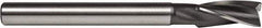 Union Butterfield - 9/32" Diam, 17/64" Shank, Diam, 3 Flutes, Straight Shank, Interchangeable Pilot Counterbore - 3-13/16" OAL, 3/4" Flute Length, Bright Finish, High Speed Steel - Eagle Tool & Supply