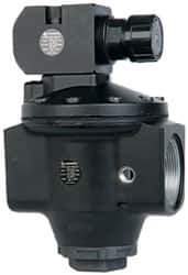 Norgren - 2 NPT Port, 2,000 CFM, Aluminum Hi-Flow Pilot Operated Regulator - 5 to 125 psi Range, 450 Max psi Supply Pressure, 1/4" Gauge Port Thread, 5.98" Wide x 9.71" High - Eagle Tool & Supply