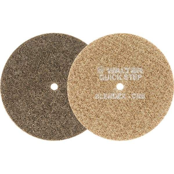 WALTER Surface Technologies - 6" Diam, Aluminum Oxide Hook & Loop Disc - Coarse Grade, Coated, Series 07-R, Quick-Step Blendex - Eagle Tool & Supply