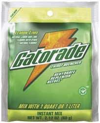 Gatorade - 2.12 oz Pack Lemon-Lime Activity Drink - Powdered, Yields 1 Qt - Eagle Tool & Supply