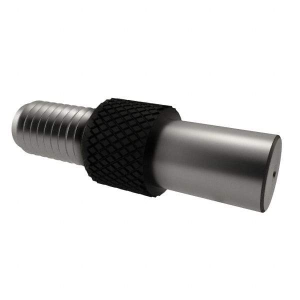 TE-CO - 1/4-28 UNF, 3/8 Inch Thread, 3/8 Inch Shaft Length, Tapped Hole Location Gage - Steel, 3/8 Inch Head Diameter, 1 Inch Overall Length - Eagle Tool & Supply
