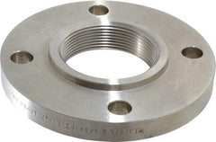 Value Collection - 3" Pipe, 7-1/2" OD, Stainless Steel, Threaded Pipe Flange - 6" Across Bolt Hole Centers, 3/4" Bolt Hole, 150 psi, Grades 304 & 304L - Eagle Tool & Supply