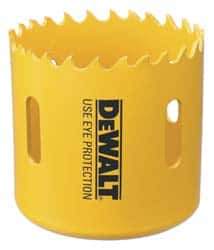 DeWALT - 1-1/8" Diam, 1-1/2" Cutting Depth, Hole Saw - Bi-Metal Saw, Toothed Edge - Eagle Tool & Supply