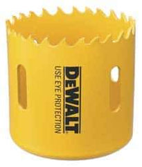 DeWALT - 4-1/8" Diam, 1-7/8" Cutting Depth, Hole Saw - Bi-Metal Saw, Toothed Edge - Eagle Tool & Supply