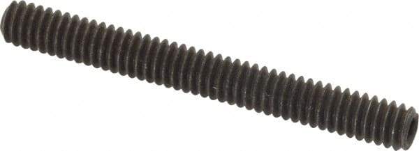 Value Collection - 1/4-20 UNC, 2-1/4" OAL, Cup Point Set Screw - Alloy Steel, 1/8" Key - Eagle Tool & Supply