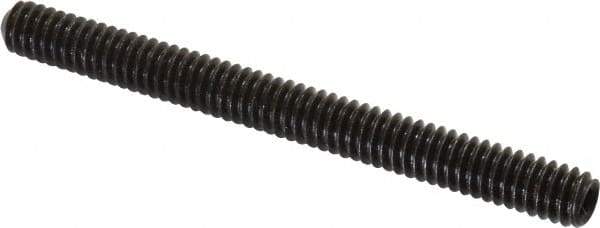 Value Collection - 1/4-20 UNC, 2-3/4" OAL, Cup Point Set Screw - Alloy Steel, 1/8" Key - Eagle Tool & Supply