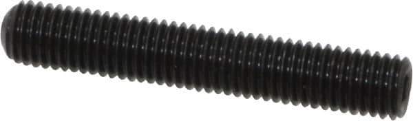 Value Collection - 1/4-28 UNF, 1-1/2" OAL, Cup Point Set Screw - Alloy Steel, 1/8" Key - Eagle Tool & Supply