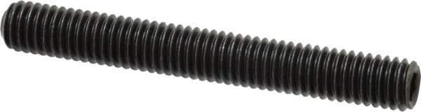 Value Collection - 3/8-16 UNC, 3" OAL, Cup Point Set Screw - Alloy Steel, 3/16" Key - Eagle Tool & Supply