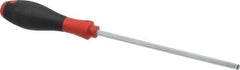 Wiha - 6 Piece Screw Holding Ball End Hex Screwdriver Set - Bit Sizes: Hex mm 3, 4, 5, 6, 8 & 10 - Eagle Tool & Supply