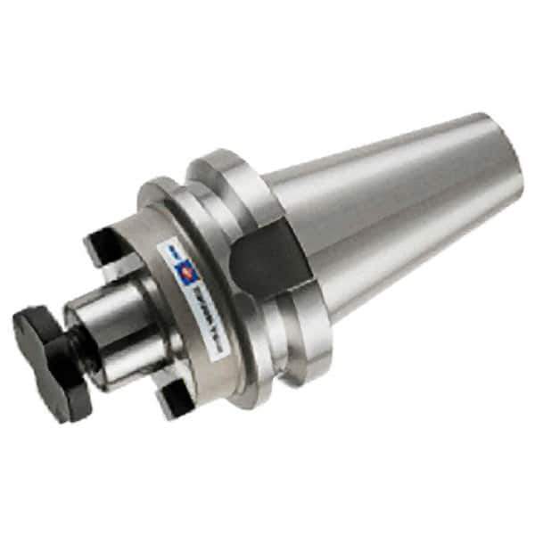 Iscar - BT50 Taper Shank 1" Pilot Diam Shell Mill Holder - 0.669" Flange to Nose End Projection, 2.165" Nose Diam, Through-Spindle Coolant - Exact Industrial Supply