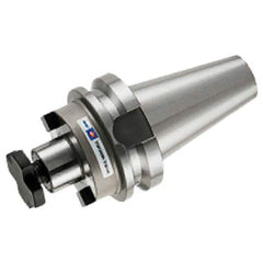Iscar - BT50 Taper Shank 1" Pilot Diam Shell Mill Holder - 0.669" Flange to Nose End Projection, 2.165" Nose Diam, Through-Spindle Coolant - Exact Industrial Supply