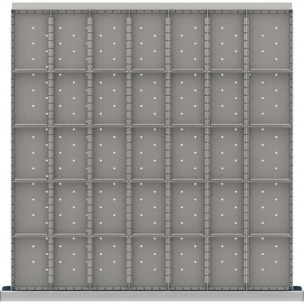 LISTA - 35-Compartment Drawer Divider Layout for 3.15" High Drawers - Eagle Tool & Supply