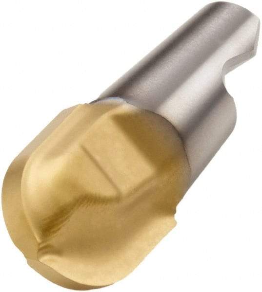Tool-Flo - External Thread, Left Hand Cut, 1" Shank Width x 1" Shank Height Indexable Threading Toolholder - 6" OAL, T.MC 43 Insert Compatibility, STVO Toolholder, Series On-Edge - Eagle Tool & Supply
