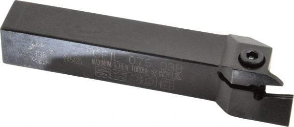 Seco - CFIL, Left Hand Cut, 3/4" Shank Height x 3/4" Shank Width, Indexable Turning Toolholder - 4-1/2" OAL, LC..1603.. Insert Compatibility, Series Multi-Directional Turning (MDT) - Eagle Tool & Supply