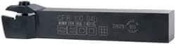 Seco - CFIR, Right Hand Cut, 1" Shank Height x 1" Shank Width, Indexable Turning Toolholder - 6" OAL, LC..1604.. Insert Compatibility, Series Multi-Directional Turning (MDT) - Eagle Tool & Supply