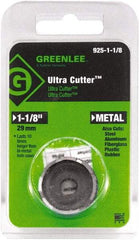 Greenlee - 1-1/8" Diam, 0.53" Cutting Depth, Hole Saw - High Speed Steel Saw, Toothed Edge - Eagle Tool & Supply