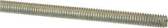 Value Collection - #8-32 UNC (Coarse), 2' Long, Low Carbon Steel Threaded Rod - Zinc-Plated Finish, Right Hand Thread - Eagle Tool & Supply