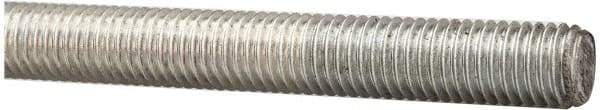 Value Collection - M12x1.75 UNC (Coarse), 1m Long, Steel Metric Threaded Rod - Zinc-Plated Finish, Right Hand Thread - Eagle Tool & Supply