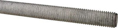 Value Collection - M16x2 UNC (Coarse), 1m Long, Steel Metric Threaded Rod - Zinc-Plated Finish, Right Hand Thread - Eagle Tool & Supply