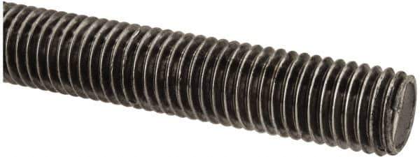 Value Collection - M14x2 UNC (Coarse), 1m Long, Steel Metric Threaded Rod - Oil Finish Finish, Right Hand Thread - Eagle Tool & Supply