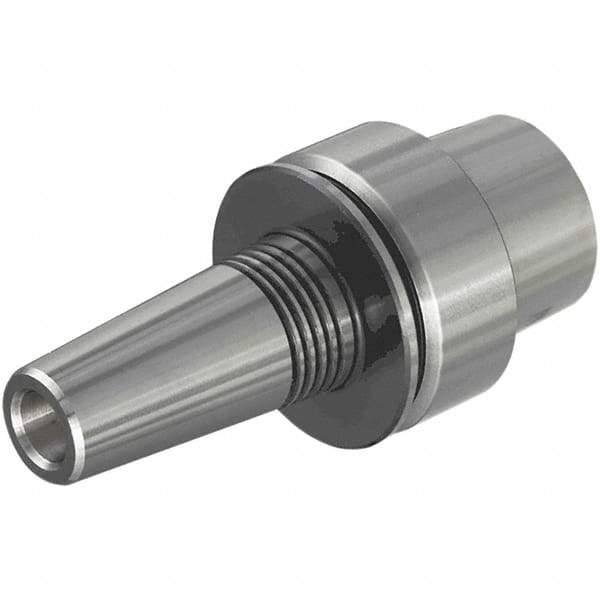 Iscar - 6mm Hole Diam, HSK40E Taper Shank Shrink Fit Tool Holder & Adapter - 65mm Projection, 11mm Nose Diam, 28mm Clamping Depth, 25,000 RPM, Through Coolant - Exact Industrial Supply