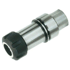 Iscar - 2mm to 20mm Capacity, 100mm Projection, HSK63E Hollow Taper, ER32 Collet Chuck - 0.0001" TIR, Through-Spindle - Exact Industrial Supply