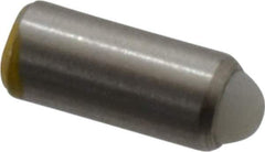 Gibraltar - 0.284" Body Length x 1/8" Body Diam, 2 Lb Init to 5 Lb Final End Force, Stainless Steel Press Fit Ball Plunger - 0.093" Ball Diam, 0.035" Max Ball Reach, +0.0010; +0.0020" Tolerance - Eagle Tool & Supply