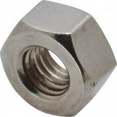 Value Collection - 1/2-13 UNC Stainless Steel Right Hand Heavy Hex Nut - 7/8" Across Flats, 31/64" High, Uncoated - Eagle Tool & Supply