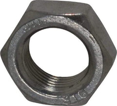 Value Collection - 3/4-16 UNF Stainless Steel Right Hand Hex Jam Nut - 1-1/8" Across Flats, 27/64" High, Uncoated - Eagle Tool & Supply