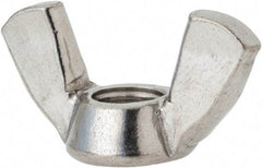 Value Collection - 5/16-18 UNC, Stainless Steel Standard Wing Nut - Grade 316, 1-1/4" Wing Span, 0.66" Wing Span - Eagle Tool & Supply