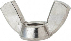 Value Collection - 3/8-16 UNC, Stainless Steel Standard Wing Nut - Grade 316, 1.44" Wing Span, 0.79" Wing Span - Eagle Tool & Supply