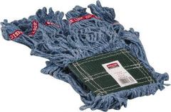 Rubbermaid - 5" Green Head Band, Medium Blended Fiber Loop End Mop Head - 4 Ply, Use for General Purpose - Eagle Tool & Supply