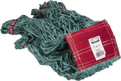 Rubbermaid - 5" Red Head Band, Large Blended Fiber Loop End Mop Head - 4 Ply, Use for General Purpose - Eagle Tool & Supply