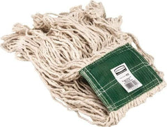 Rubbermaid - 5" Green Head Band, Medium Cotton Loop End Mop Head - 4 Ply, Use for General Purpose - Eagle Tool & Supply