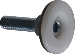 Vlier - 5/16-18 Bolt Thread, Stud Mount Leveling Pad & Mount - 150 Max Lb Capacity, 1.14" Base Diam, 1" Thread Length - Eagle Tool & Supply