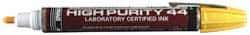 Dykem - Yellow Oil-Based Paint Marker - Broad Tip, TEC Certified Ink - Eagle Tool & Supply