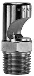 Bete Fog Nozzle - 1/8" Pipe, 145° Spray Angle, Grade 303 Stainless Steel, Extra Wide Fan Nozzle - Male Connection, 1.58 Gal per min at 100 psi, 0.073" Orifice Diam - Eagle Tool & Supply