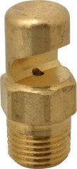 Bete Fog Nozzle - 1/8" Pipe, 145° Spray Angle, Brass, Extra Wide Fan Nozzle - Male Connection, 1.58 Gal per min at 100 psi, 0.073" Orifice Diam - Eagle Tool & Supply