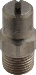 Bete Fog Nozzle - 1/8" Pipe, 65° Spray Angle, Grade 303 Stainless Steel, Standard Fan Nozzle - Male Connection, 1.58 Gal per min at 100 psi, 0.08" Orifice Diam - Eagle Tool & Supply